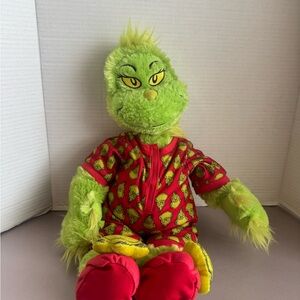Build-A-Bear Grinch in Red Pajamas